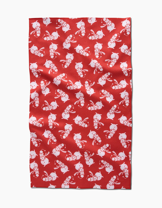 Smiley Frosty Kitchen Towel