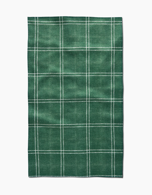 Pine Forest Plaid Kitchen Towel