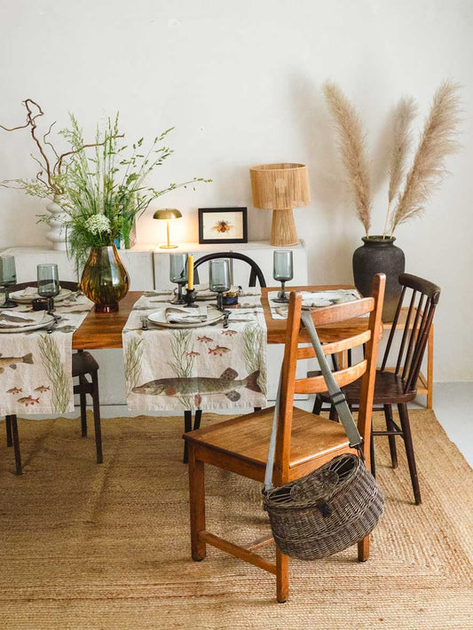 Table Runner Freahwater Fish