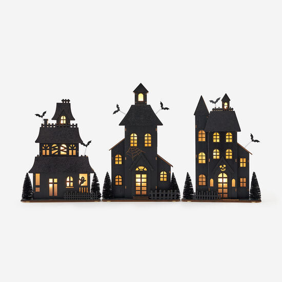Lighted Haunted House large