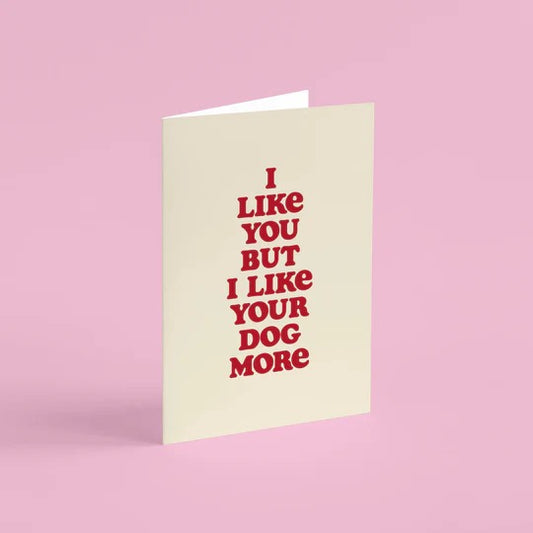 I Like You But I Like Your Dog More