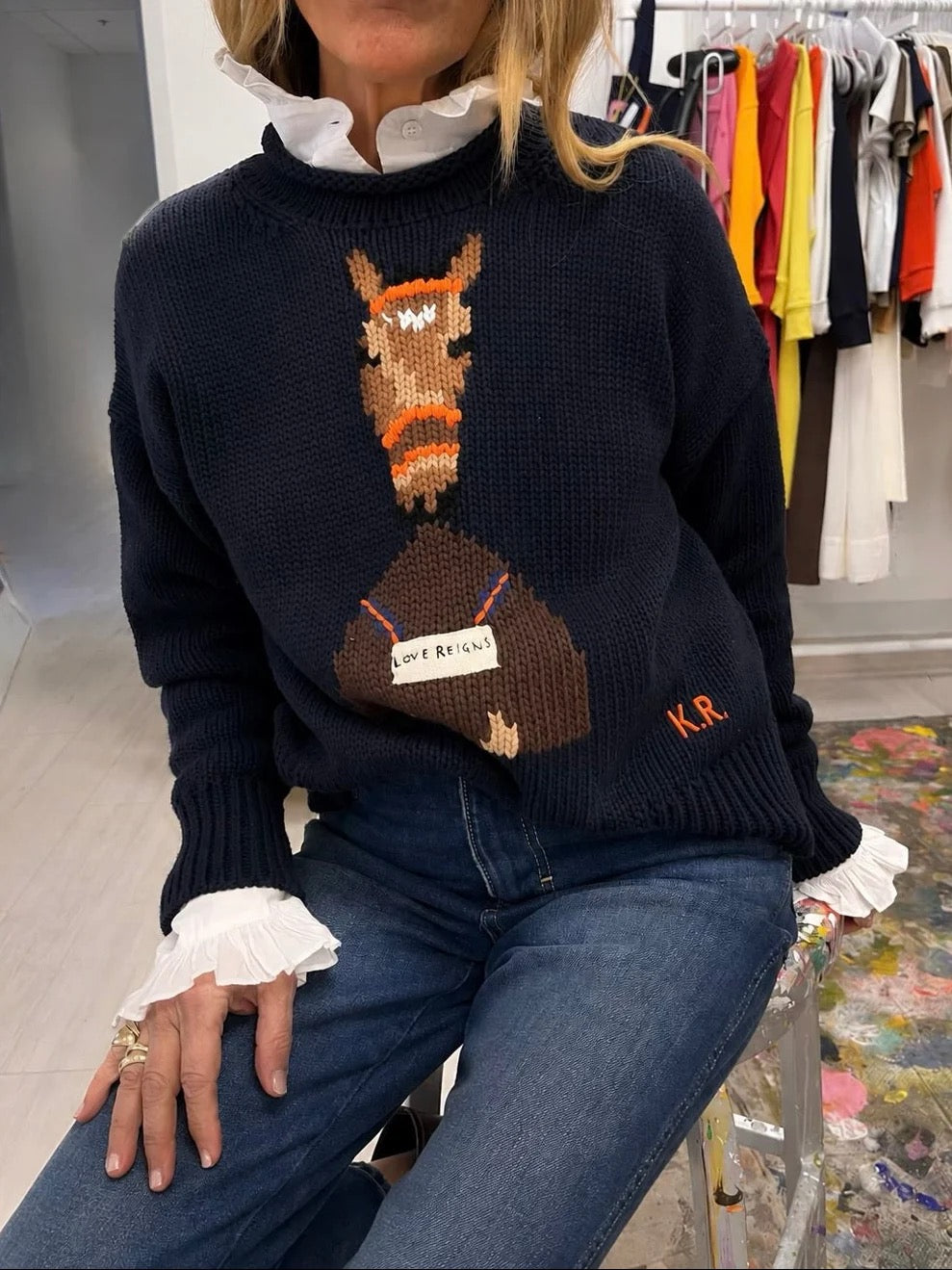 Roll Neck Love Reign Sweater