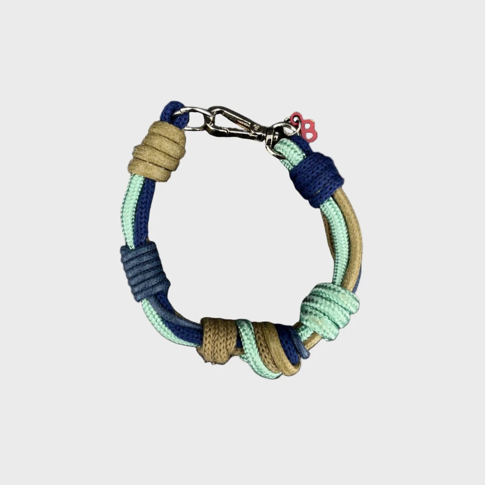 Blues and Camel Knot Bracelet