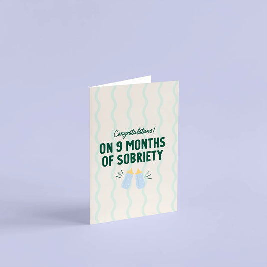 Congratulations On 9 Months Of Sobriety