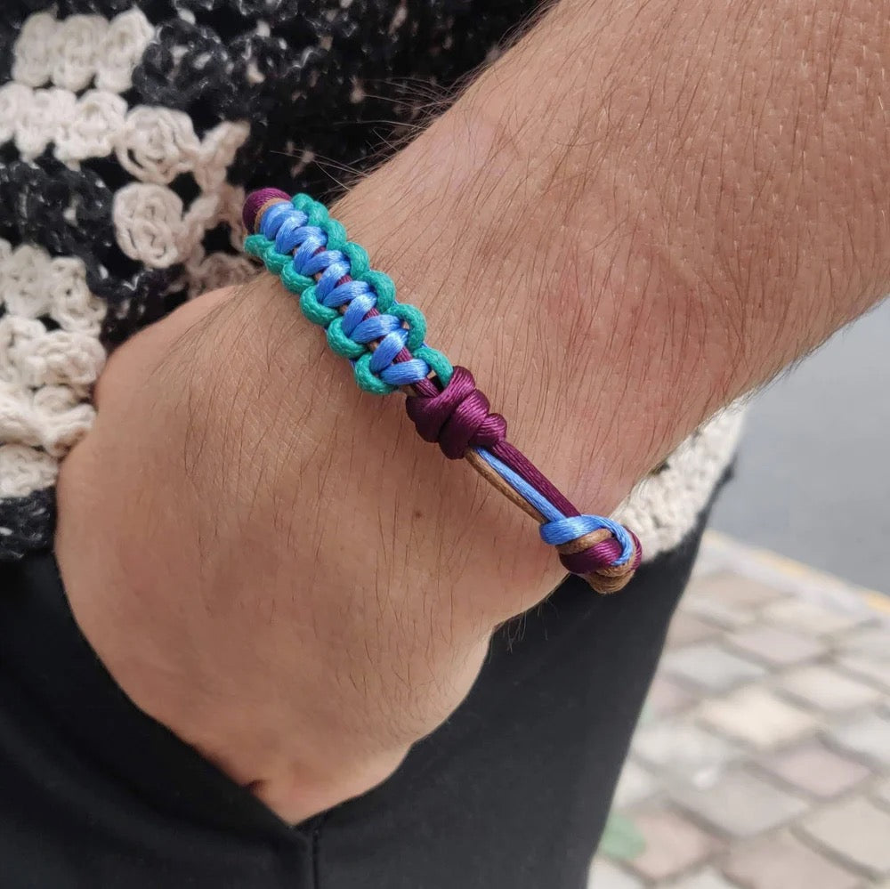 Nino Bracelet Blues and Purple