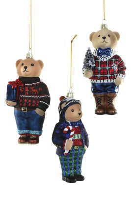 Preppy Holiday Bears