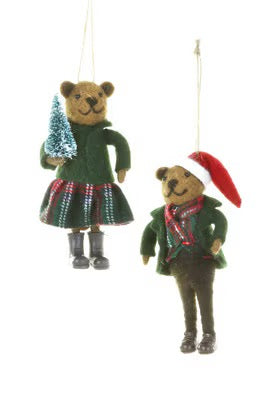 Preppy Green Jacket Bears