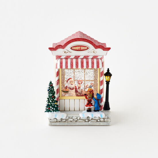 Swirly Glitter Candy Shop Lantern