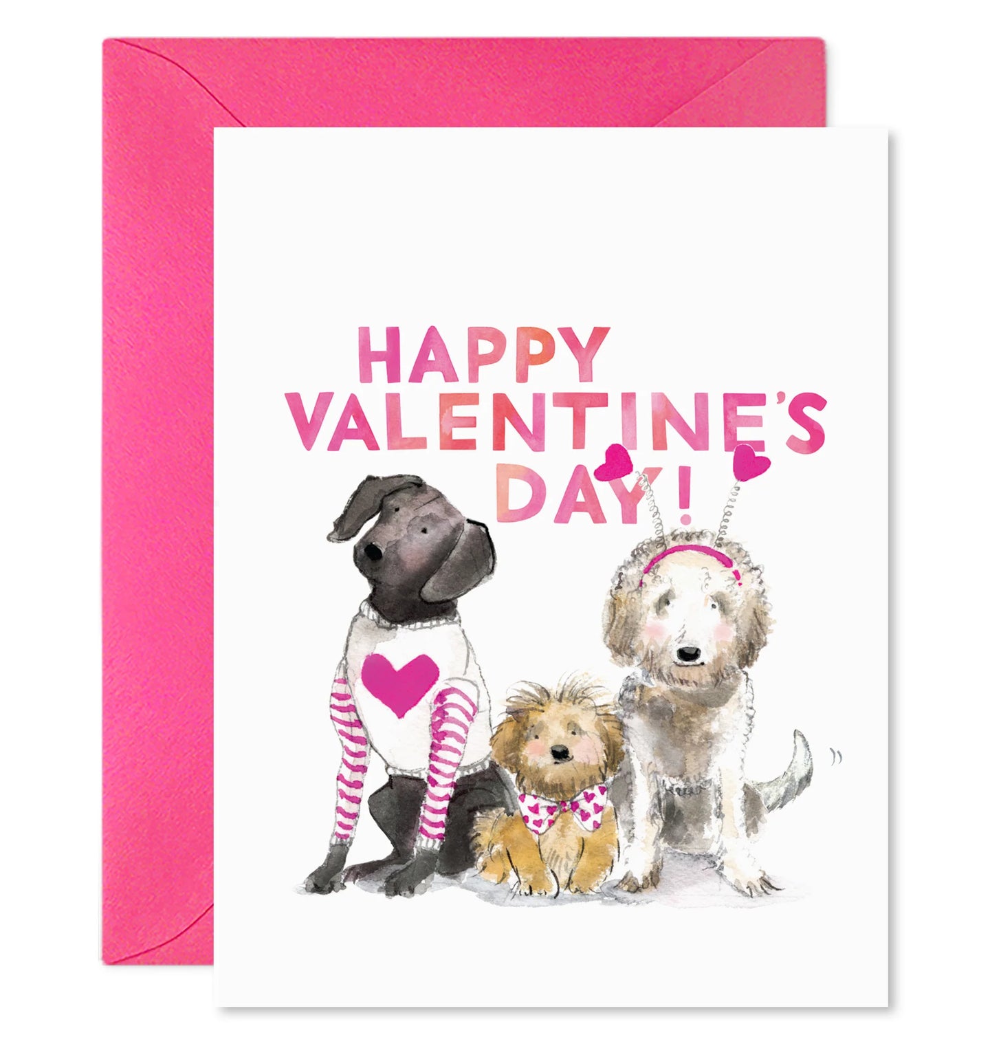 Valentine Doggies Card