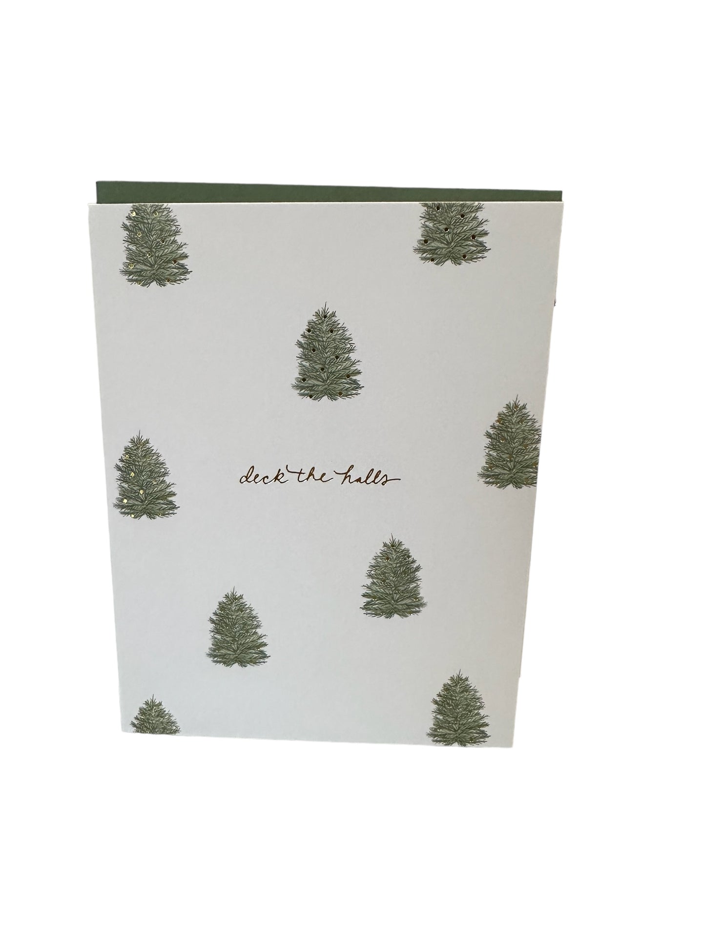 Deck The Halls Trees Card