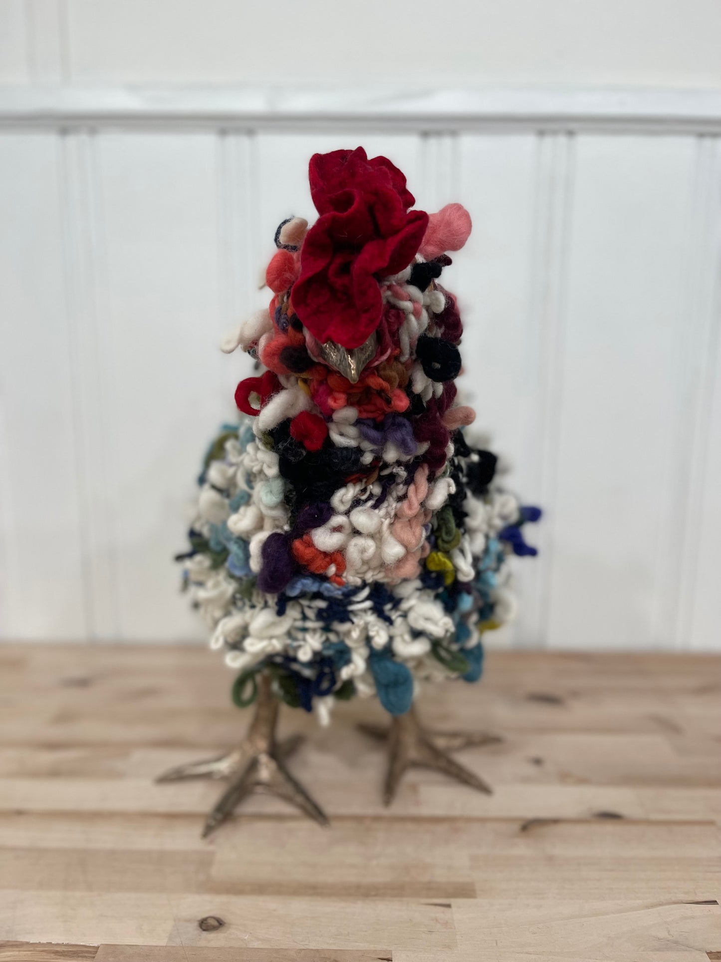 Little Mary Anne Chicken Footstool