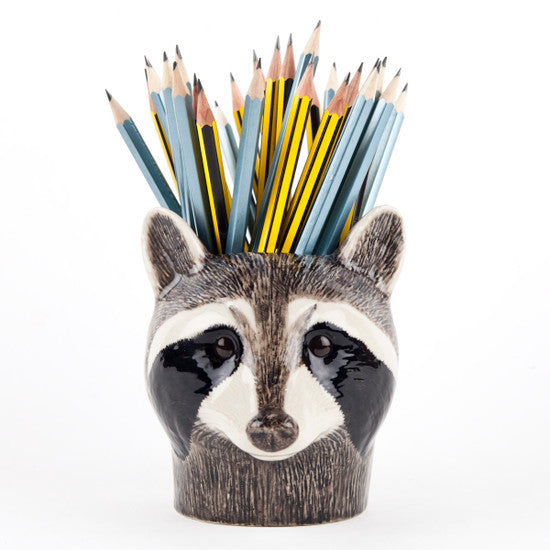 Raccoon Utensil Pot