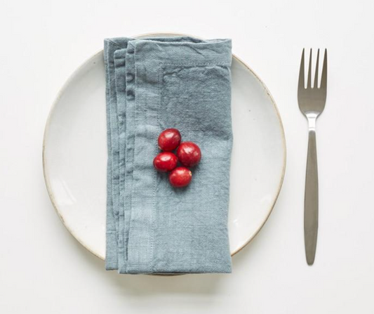 Blue Fog Linen Napkins