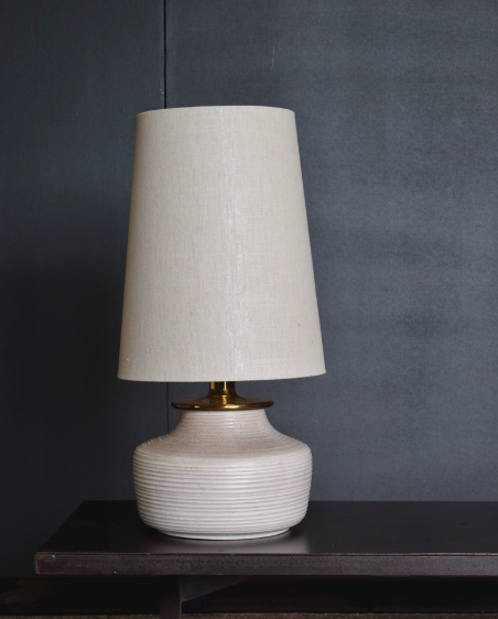 Ribbed Ceramic Table Lamp