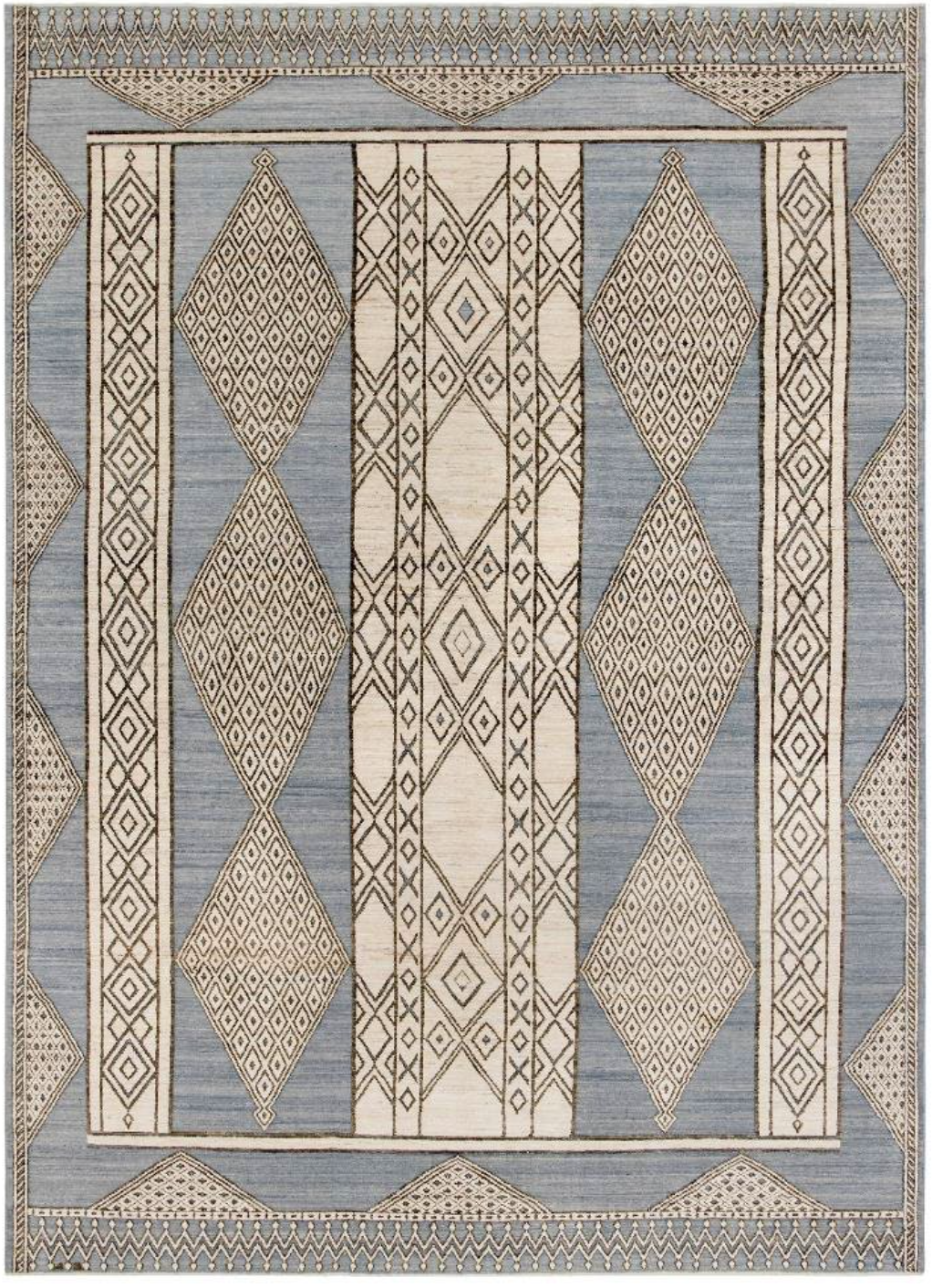 Tuareg Rug Blue/Gray