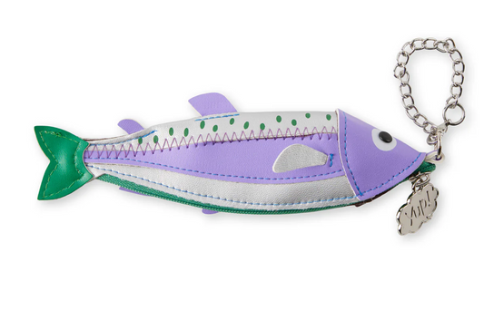 Purple Fish Pouch