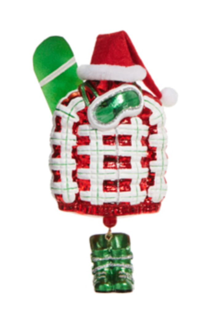 SKI JACKET AND BOOTS ORNAMENT