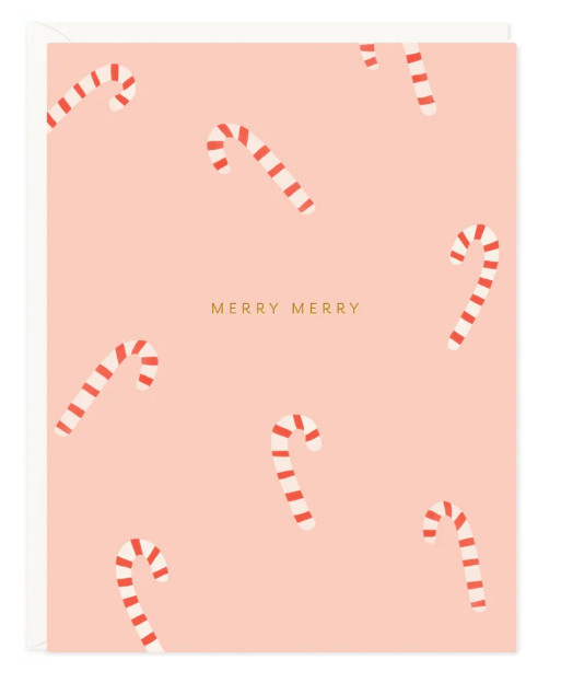 Merry Candy Canes Card