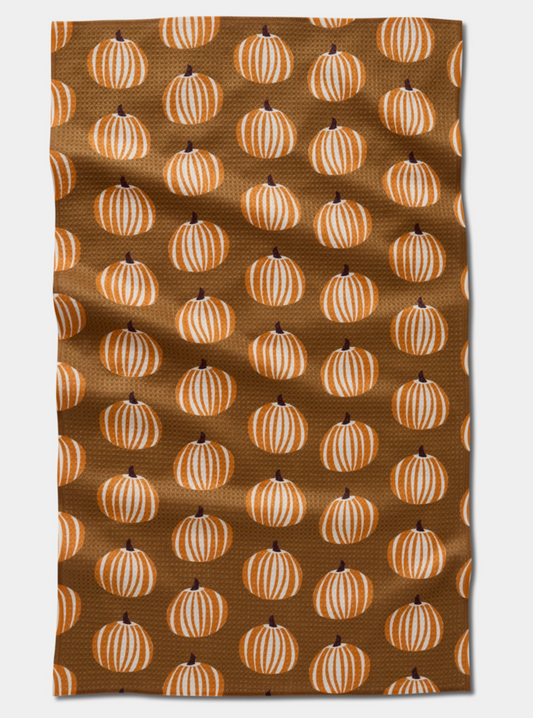 Dancing Pumpkins Tea Towel
