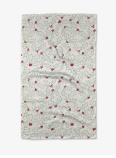Merry Holly Tea Towel
