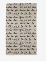 Fa La La Tea Towel