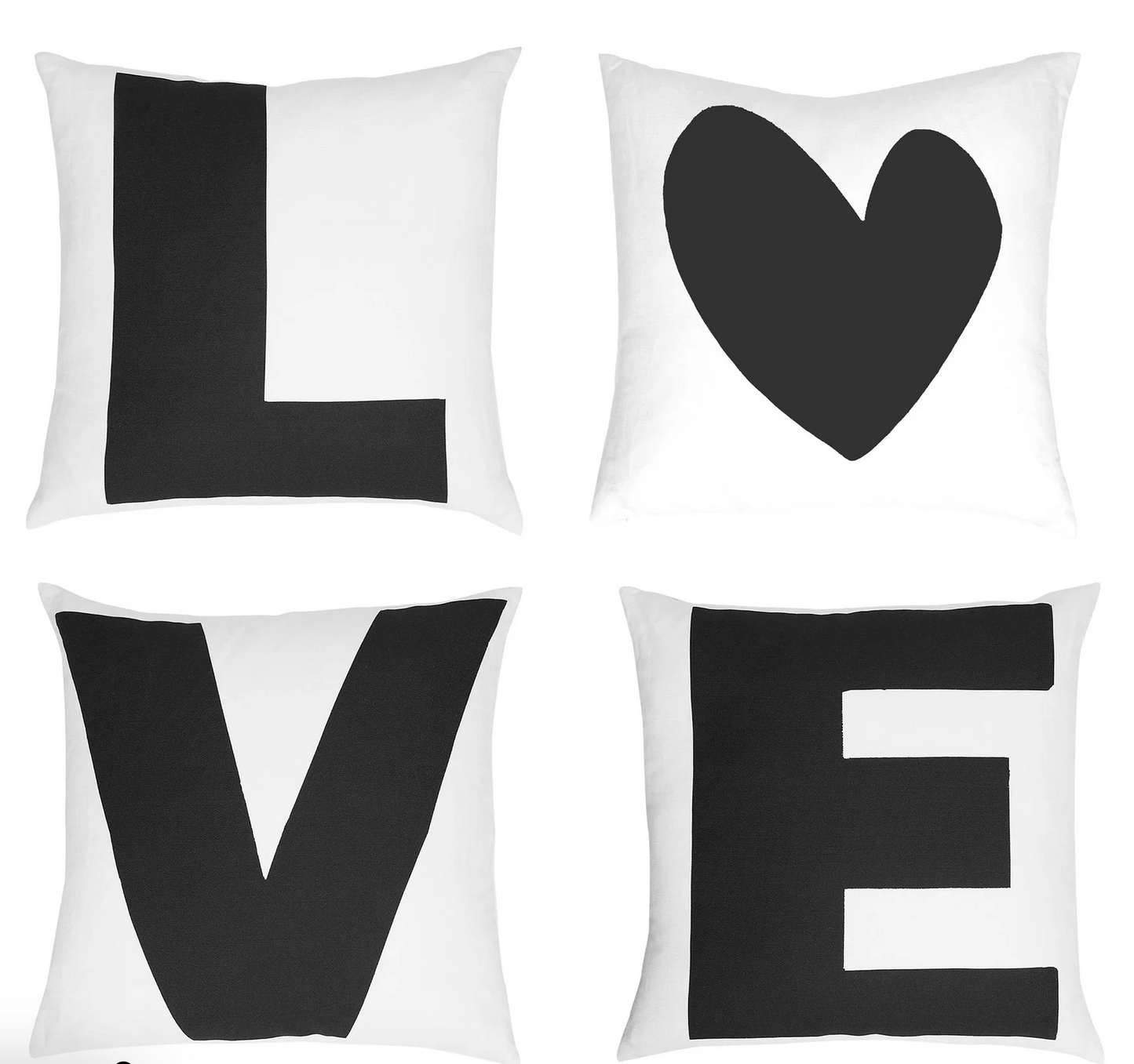 Love X Two Pillow Set of 4