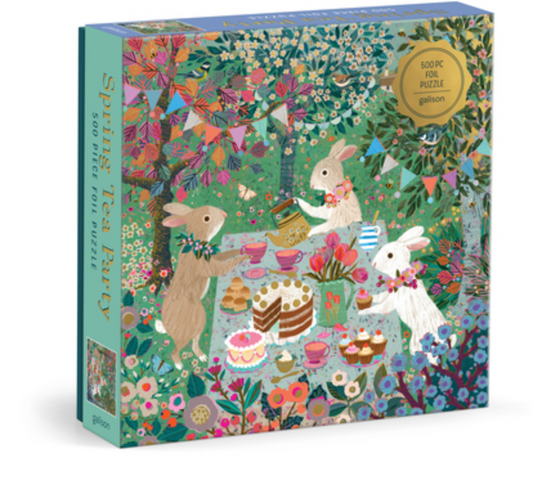 Spring Tea Party 500 Piece Puzzle