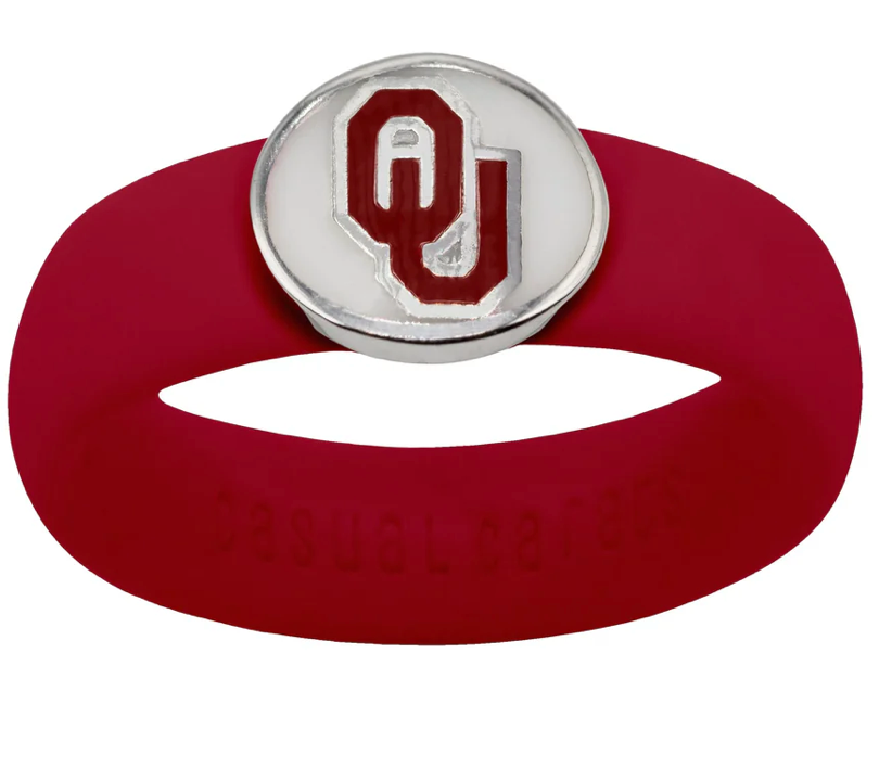 Oklahoma Sooners Silicone Ring