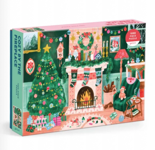 Cozy By The Fireplace Puzzle