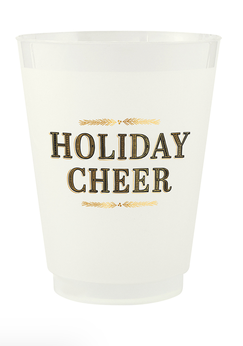 Gold Foil Frost Cups Set