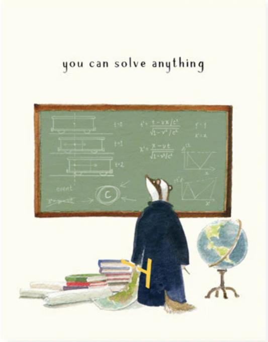 Professor Badger Occasion Card