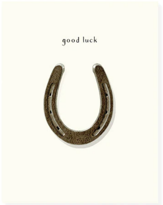 Lucky Horseshoe Occasion Card