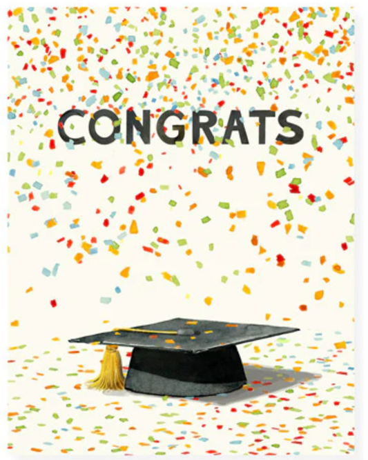 Confetti Graduation Occasion Card