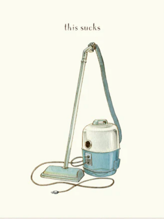 Vacuum Blues Occasion Card