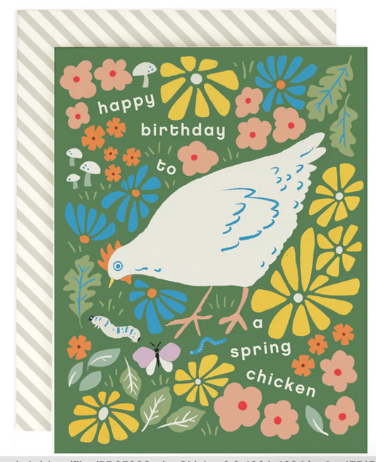 Spring Chicken Card