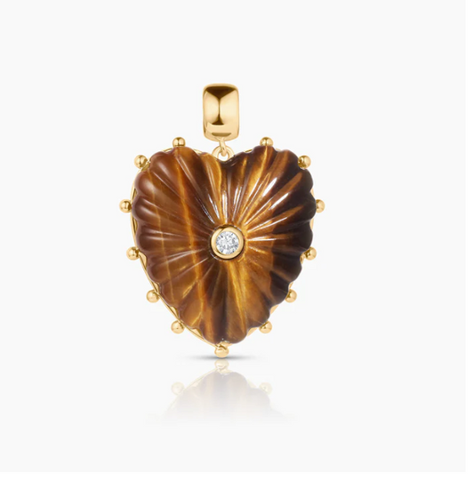Melanie Tiger's Eye Bail Charm