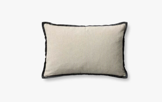 Sullivan Natural Black Pillow