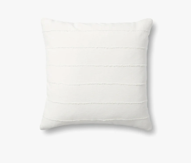 Ivory Embroidered Pillow