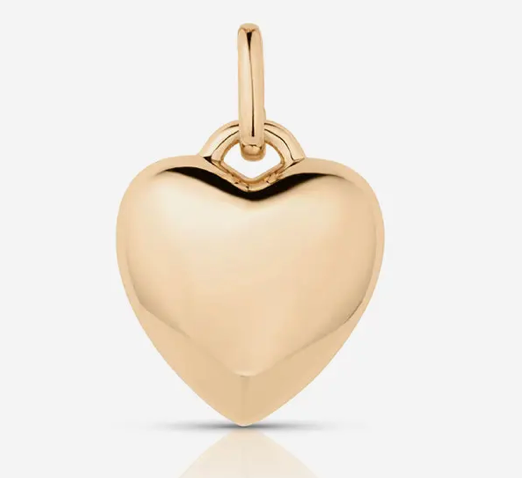 Puffy Heart Clip Charm