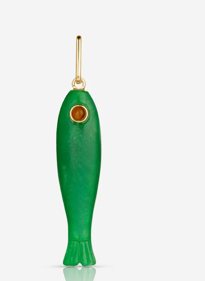 Fish Jade Charm