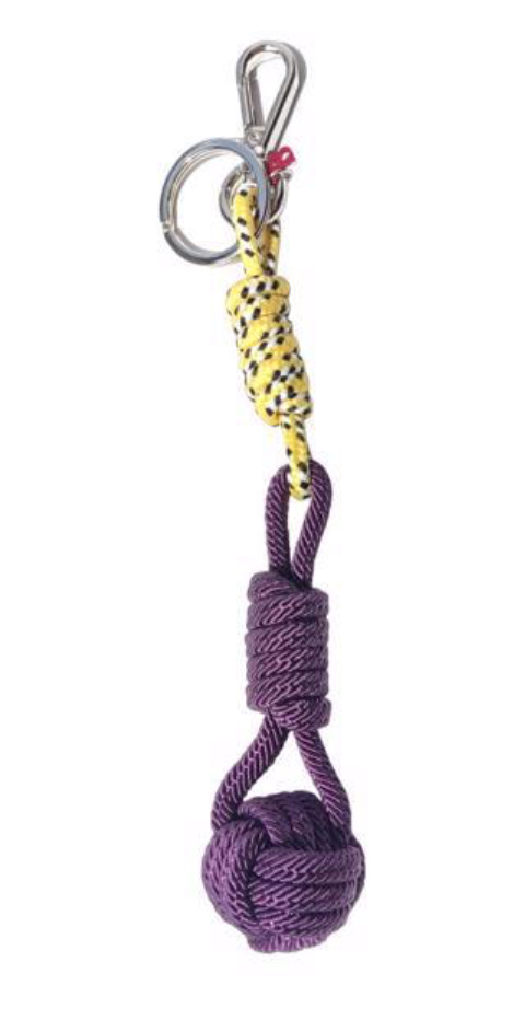 Sailor Ball Key Ring Yellow/Purple