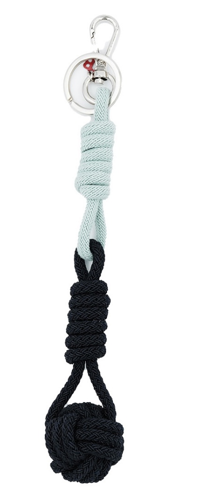 Sailor Ball Midnight Blue and Turquoise Key Ring