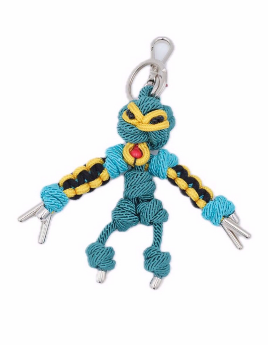 Tiki Key Ring Blue Mix