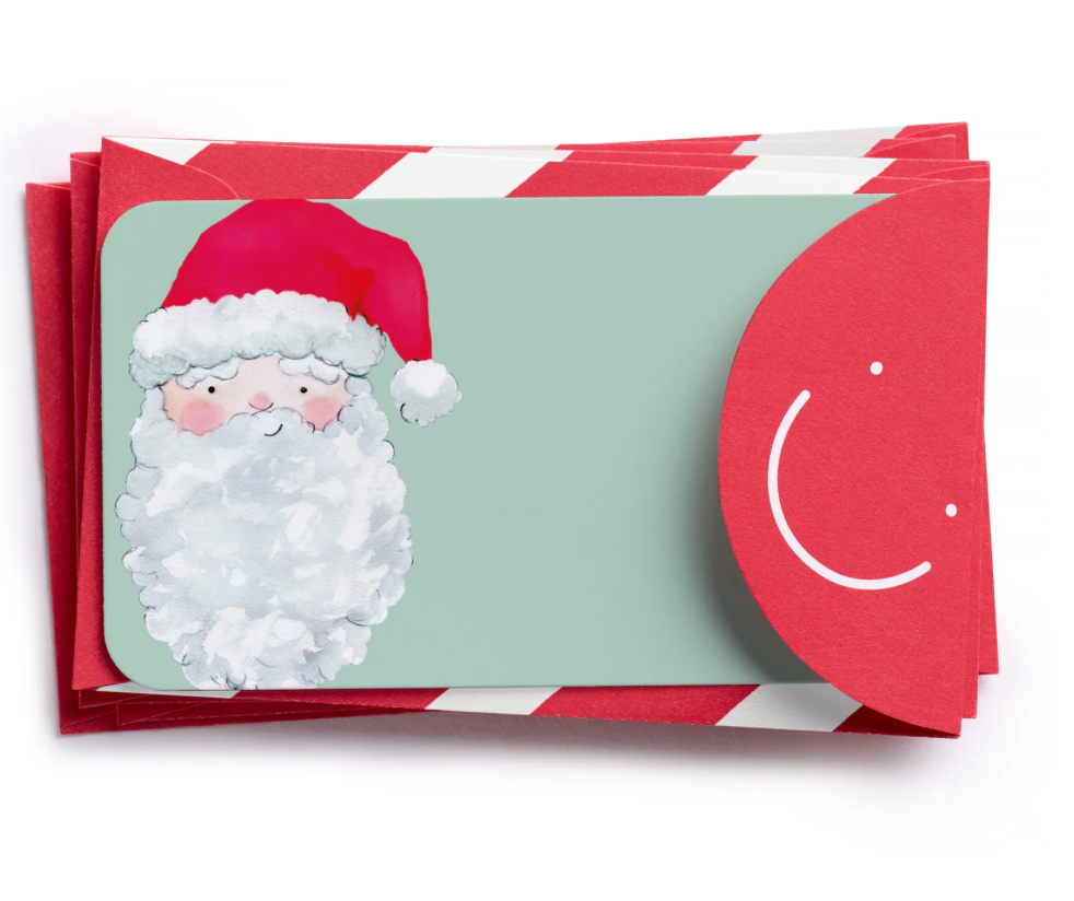 Little Notes Envelopes- Candy Cane Striped