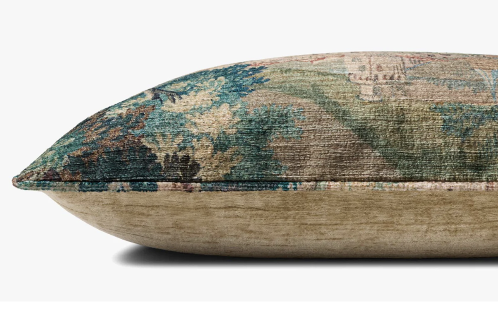 Green Multi Lumbar Pillow