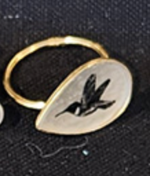 Figaro Hummingbird Ring