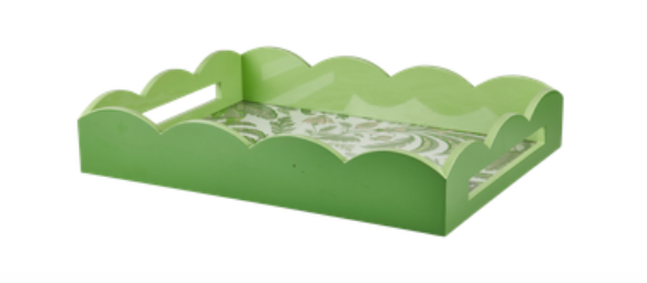 Palm Beach Lacquered Scallop Tray