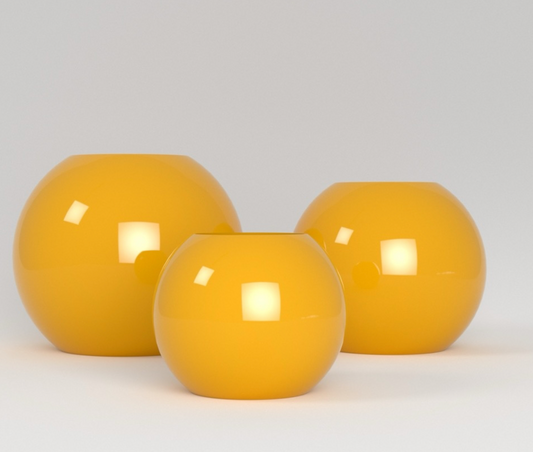 Globe Fiberglass Planters