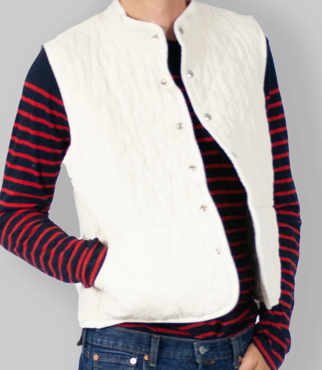 Quilted Snap Vest