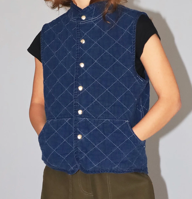 Quilted Snap Vest